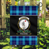 McKerrell Tartan Crest Garden Flag - Welcome Style